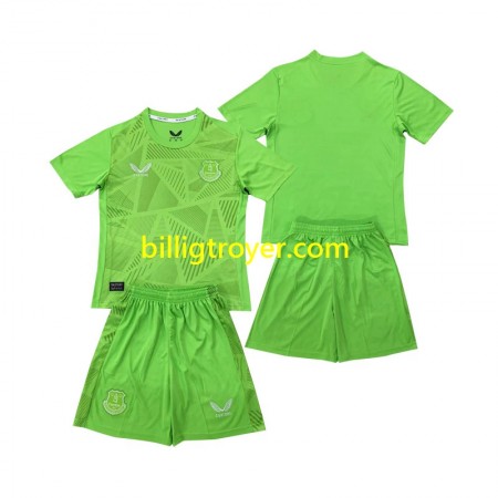 Billige Fotballdrakter Everton Keeper Barn Hjemmedraktsett 2024/25 Kortermet